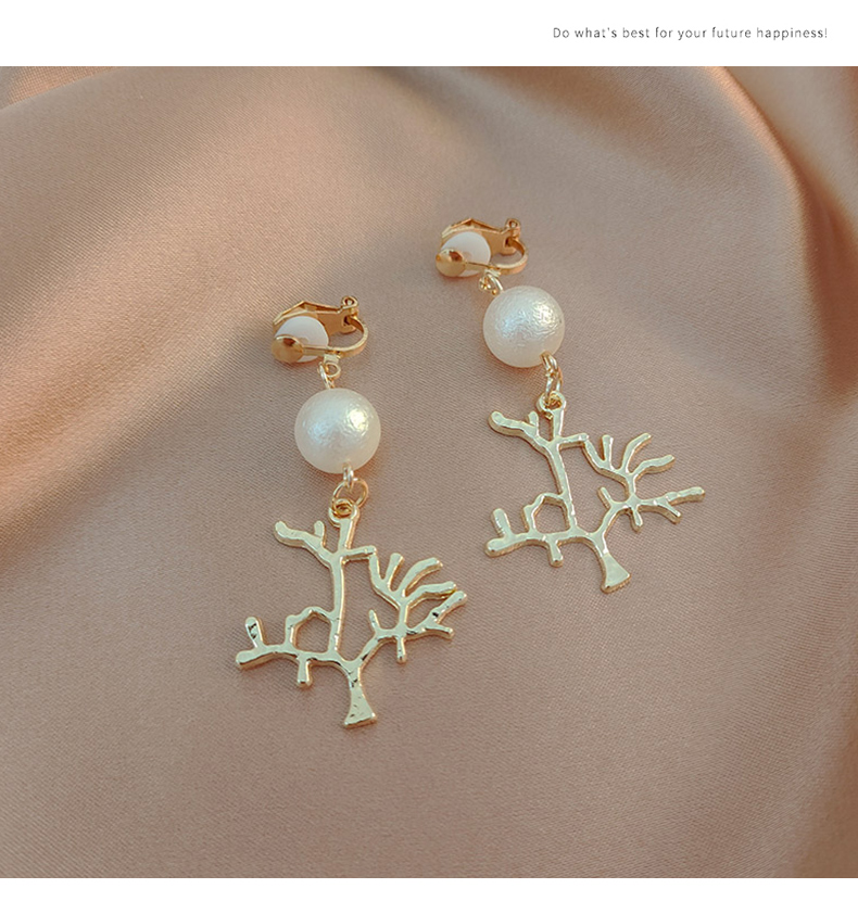 高级感珍珠耳夹无耳洞三角耳夹复古流苏耳环气质耳饰外贸饰品批发详情23