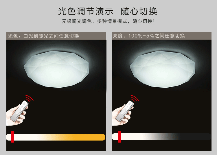 Led ceiling lamps, simple and modern acrylic bedroom, living room, balcony, corridor and corridor lighting fixtures, home ceiling lamps pic 18