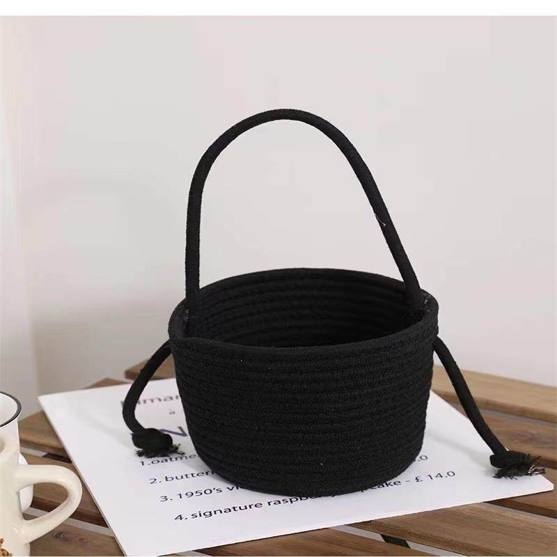 Cute desktop storage basket hanging bag, hanging on the wall behind the student dormitory door, snack and sundries, bathroom sock storage basket details Picture