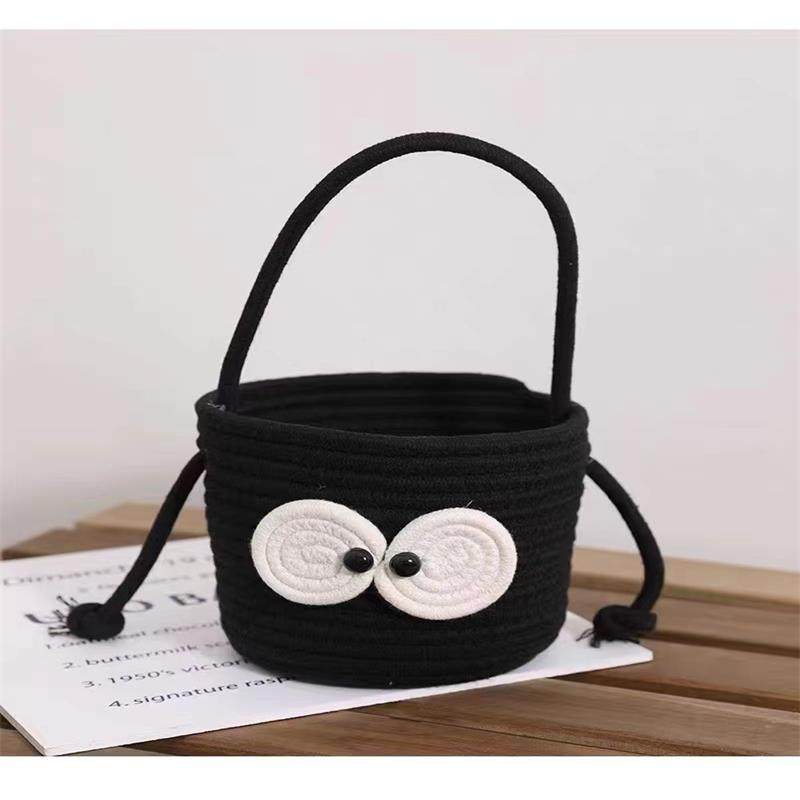 Cute desktop storage basket hanging bag, hanging on the wall behind the student dormitory door, snack and sundries, bathroom sock storage basket Item Picture