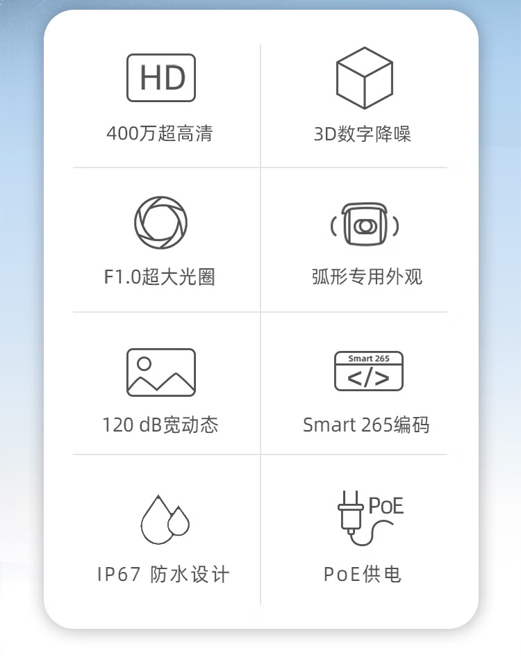 海康威视800万高空抛物轨迹3T47WDA-PW臻全彩专用监控摄像头夜视详情2