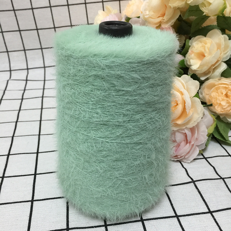 Imitation mink wool thread, baby thread, double-sided mink wool thread, diy hand-knitted medium and thick scarf, shawl, coat thread, stick needle thread details Picture