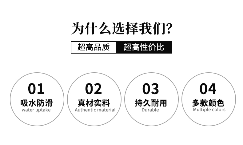 外贸地垫入户门垫地毯进门厨房浴室防滑吸水防油脚垫防水家用门口详情7