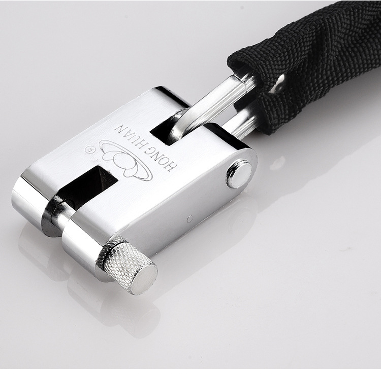 Thickened and hardened password chain lock for the main gate, factory, anti-theft, anti-cutting and anti-sawing, universal for tricycle locks and bicycle locks pic 17