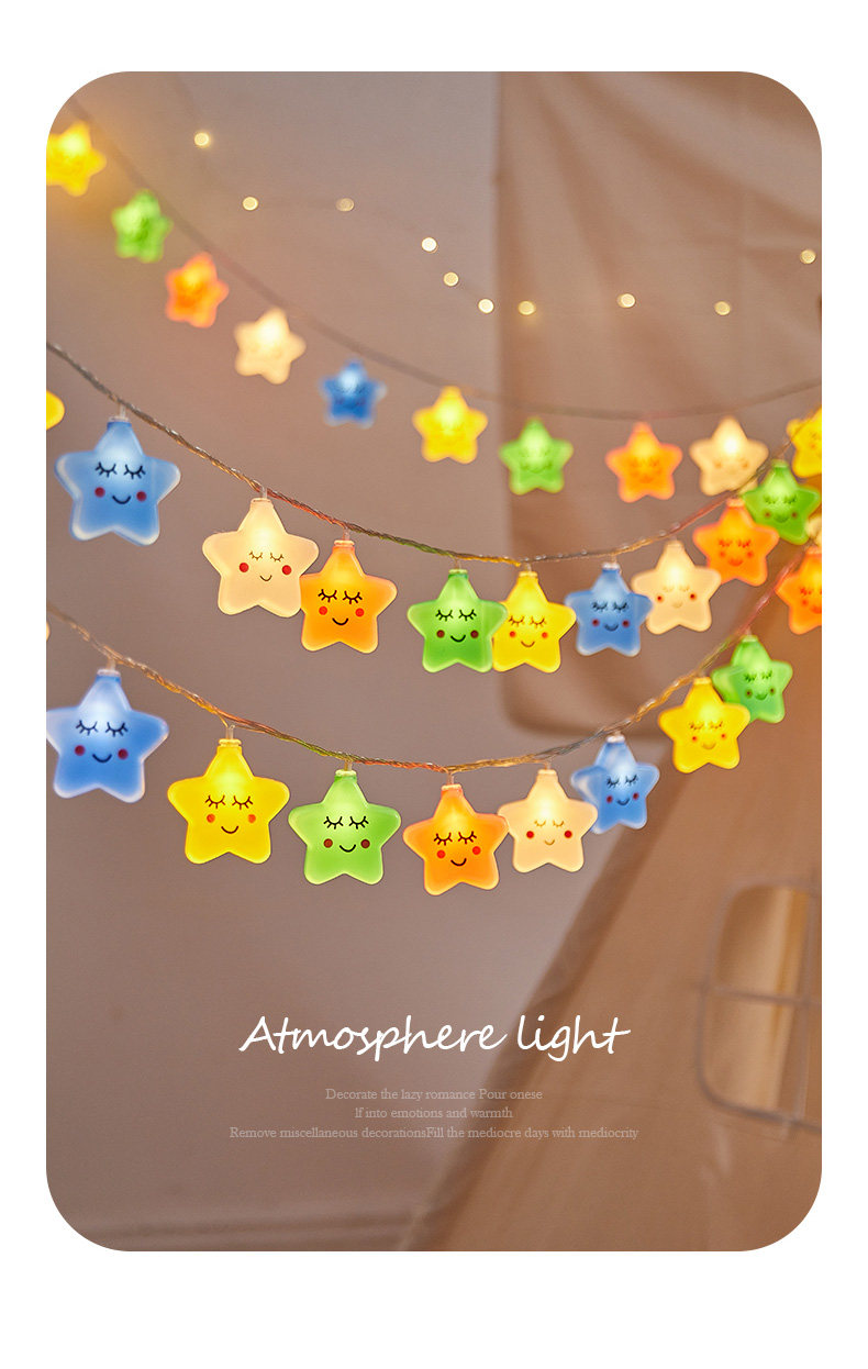 led small colored lights, flashing lights, string lights, starry sky lights, birthday stall atmosphere lights, trunk surprise decorative light strips pic 6