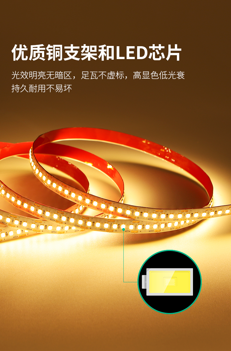 低压24V12V灯带线形灯自粘客厅背景墙贴片橱柜嵌入式卡槽led灯条详情5
