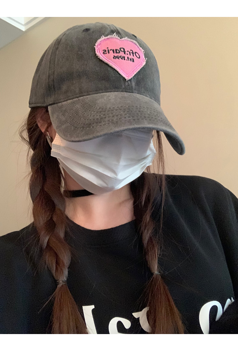 粉色棒球帽女春夏季韩版百搭字母刺绣软顶鸭舌帽子显脸小防晒遮阳详情14
