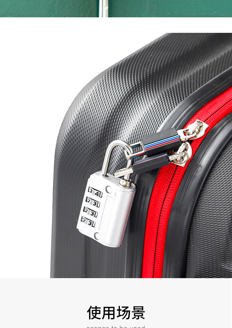 Combination lock, padlock, dormitory lock, cabinet lock, household wardrobe door, shoe cabinet, U-shaped lock, suitcase, small lock head, lock pic 19