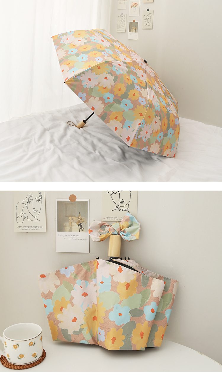 全自动雨伞女折叠ins风日系小雏菊太阳伞防晒防紫外线学生晴雨伞详情14