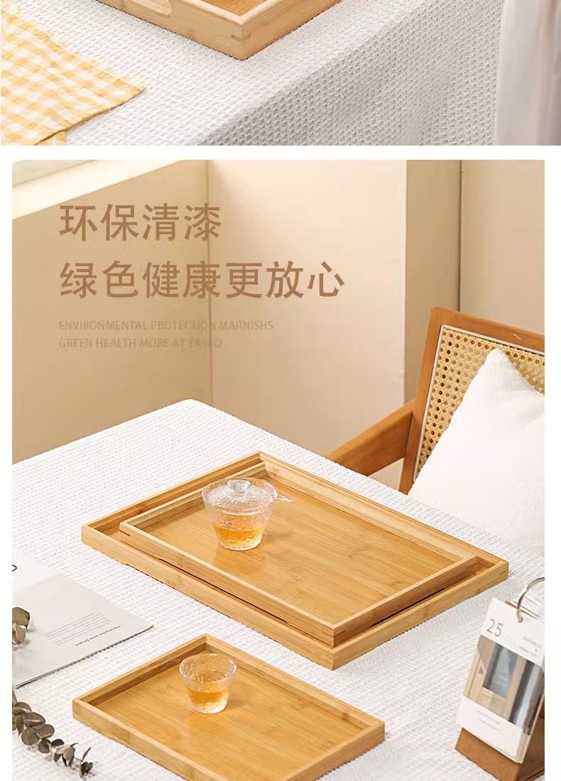 木质倒式绘画托盘托盘 便携画具收纳盘防水防潮详情8