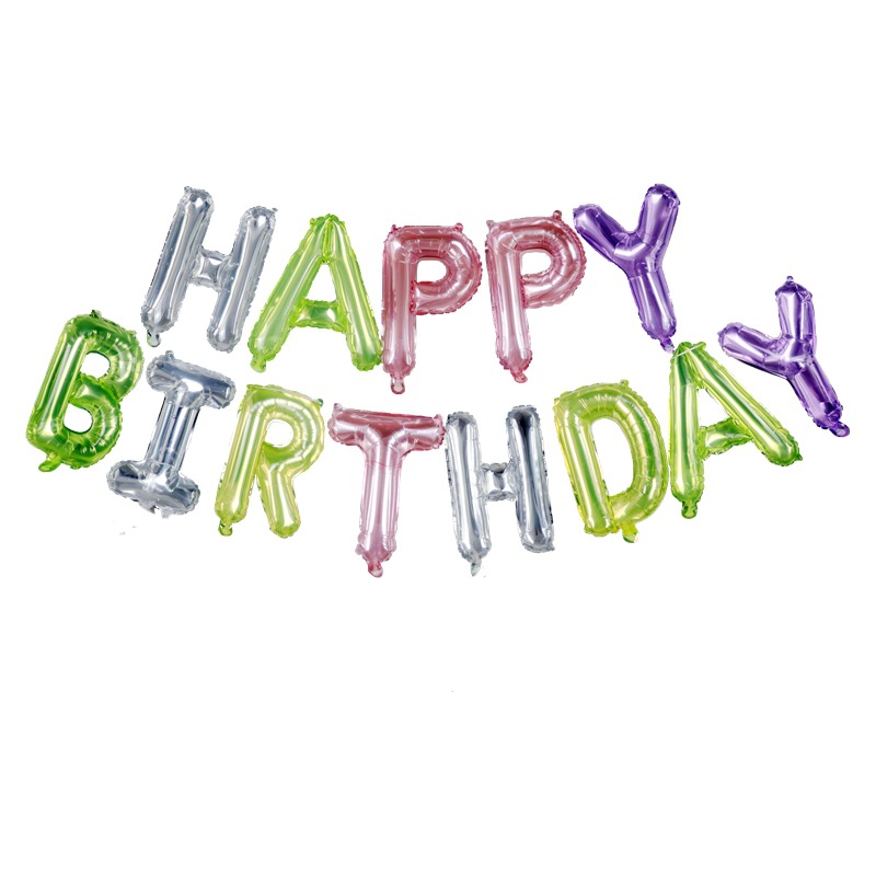 宝宝周岁儿童生日快乐派对气球拉旗装饰场景布置背景墙party用品详情图5