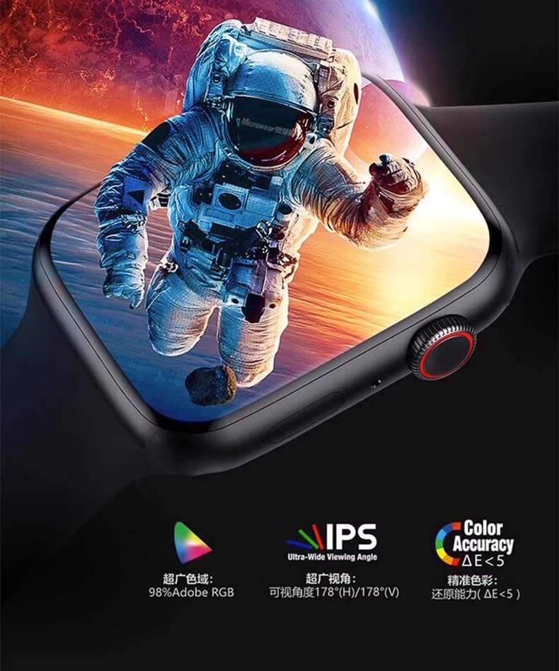 华强北S10智能手表iwatch9NFC蓝牙接打电话运动手环黑科技多功能详情3