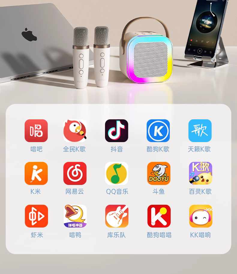 aemax话筒音响一体麦克风唱歌家用k歌蓝牙无线k歌送朋友生日礼物详情20