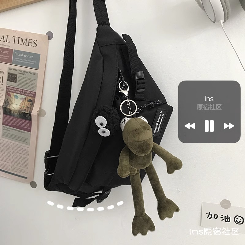 斜挎包男款潮牌潮流胸包男士背包运动单肩包女手机男生小挎包腰包详情10