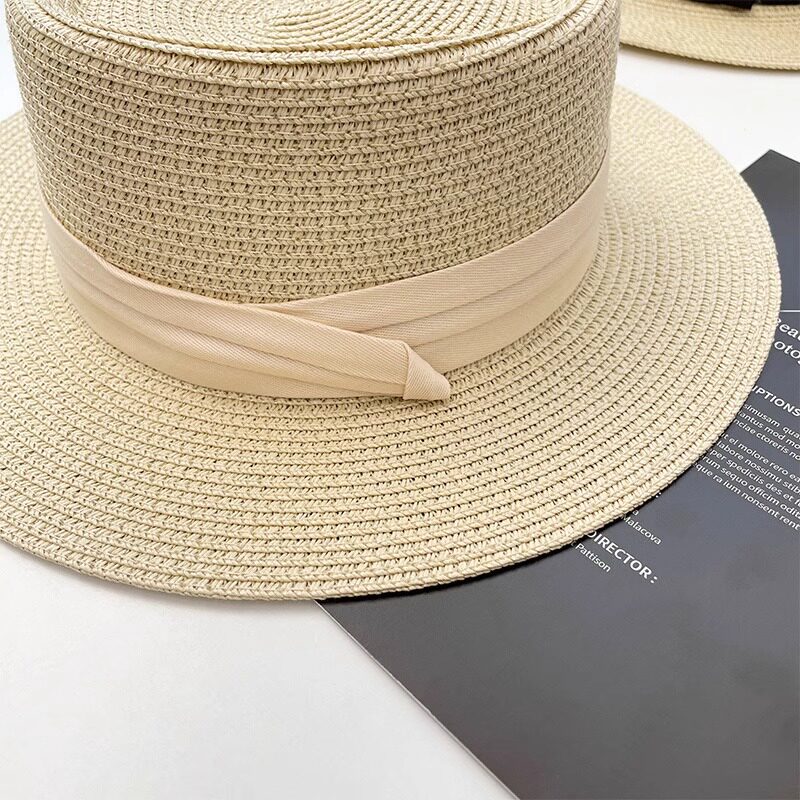 Fashionable and versatile beach straw hats, wheat straw sun hats, baseball caps, straw hats pic 14