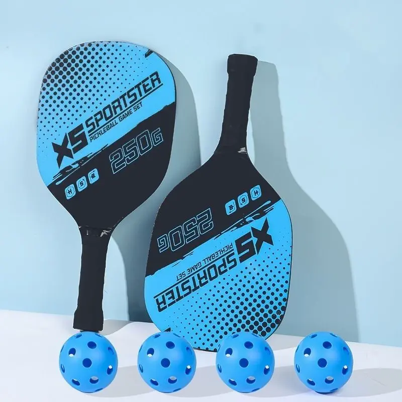 木质pickleball球拍沙滩球拍套装带球户外运动健身用品套装组合