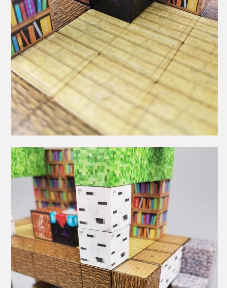 跨境磁力方块拼装积木磁吸铁石积木思维益智拼装男孩玩具详情16