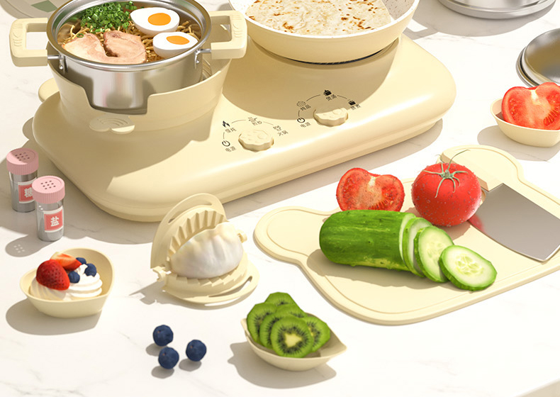 儿童迷你小厨房真煮全套真实版套装玩具女孩煮饭可吃做饭生日礼物详情21