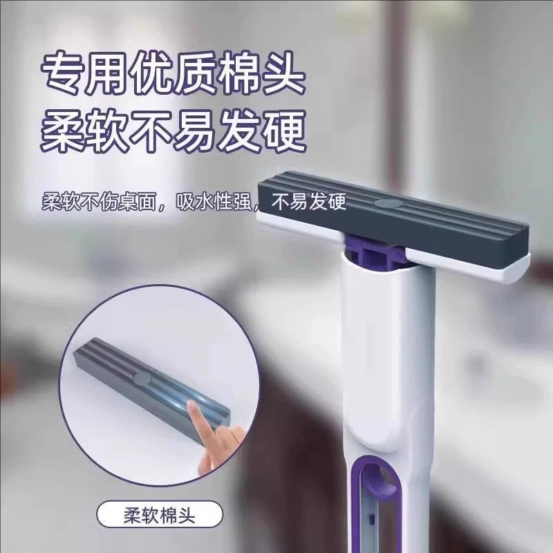 The new mini mop for desktop tea bar cleaning eliminates the need for hand washing and replaces the traditional rag. It is a multi-functional household set that can clean everything in one go details Picture