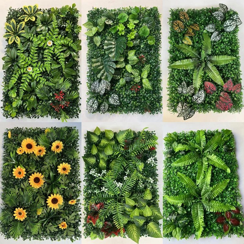 仿真草坪门头背景墙店招墙面装饰植物墙塑料室内壁挂墙上绿植阳台细节图