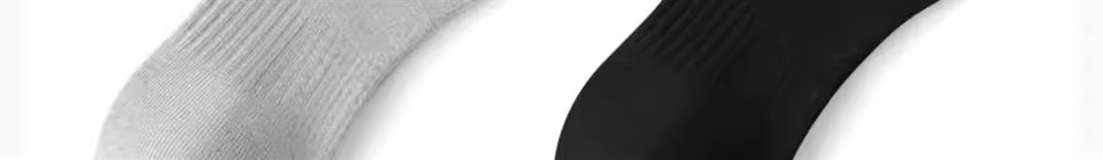 白色袜子男士精梳棉棉长袜夏天薄防臭吸汗动短袜春秋黑白中筒袜详情30