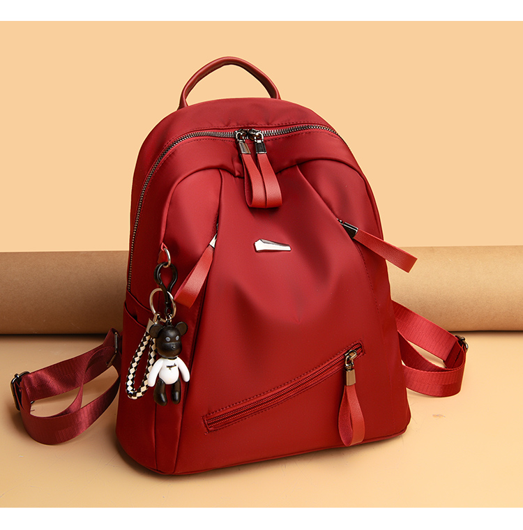 2022新款春夏书包牛津布轻便大容量运动风时尚大学生双肩背包女士详情14