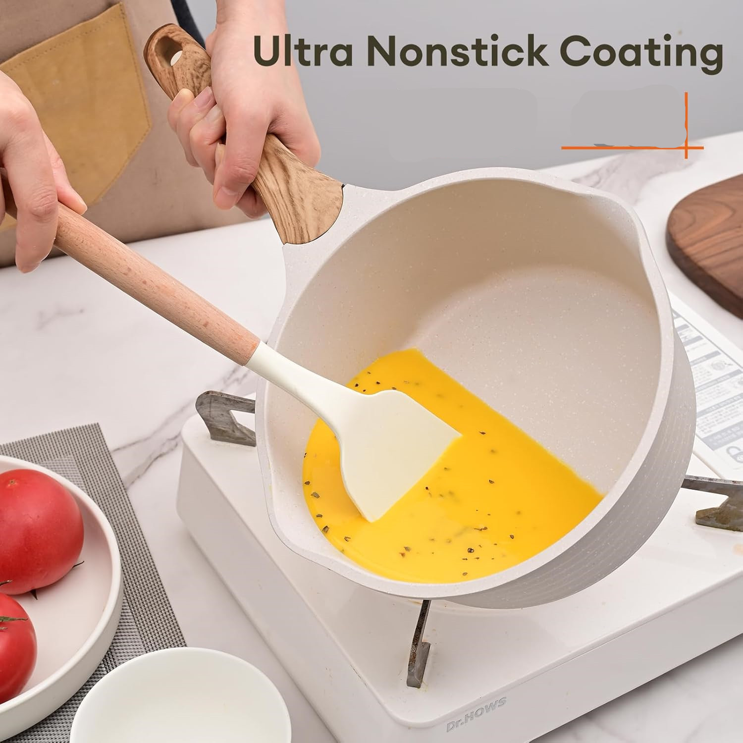 Saucepan Sauce Pan Milk Pan Cooking Nonstick Stone Coating details Picture