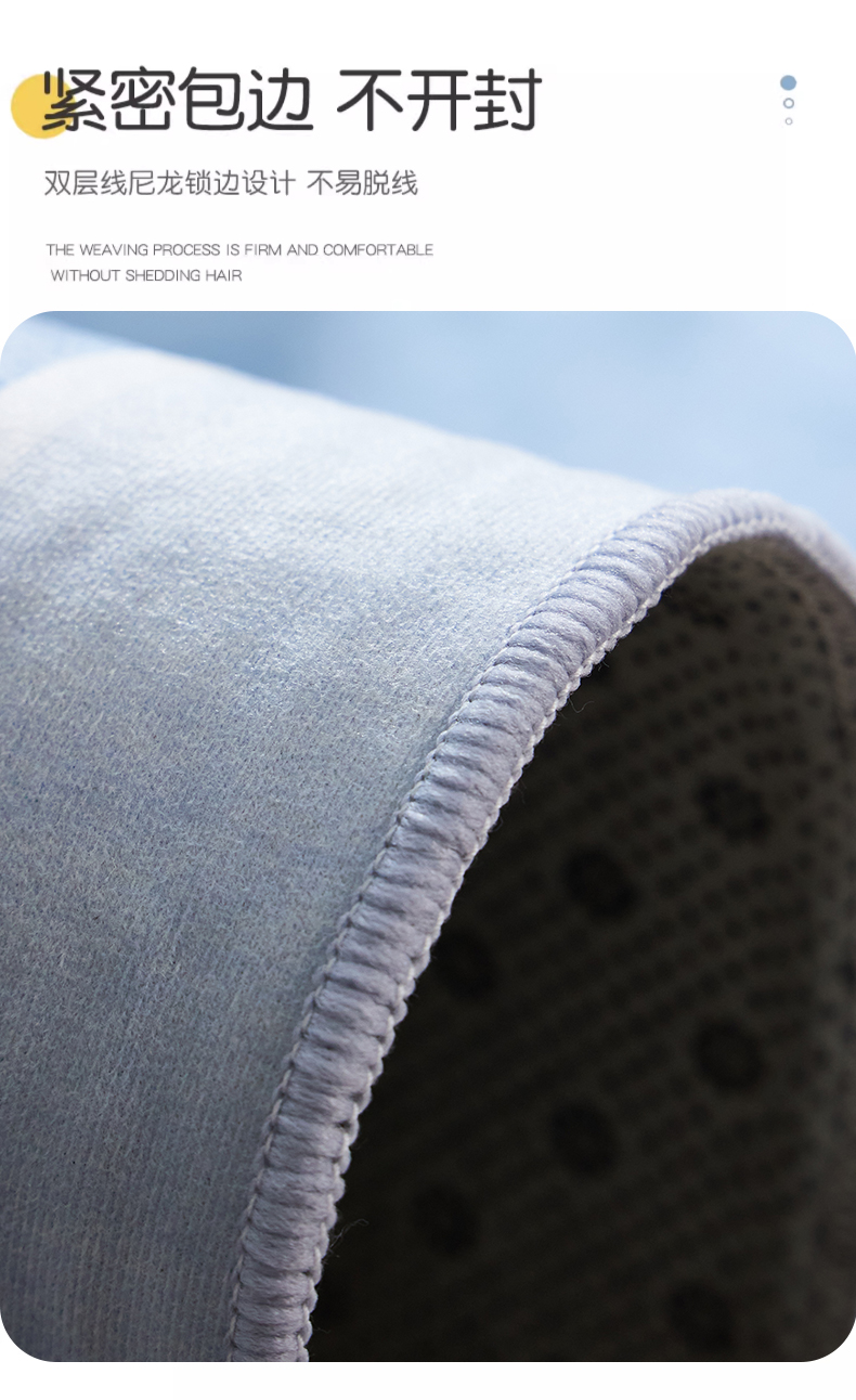 儿童地毯阅读区电脑椅子防滑地垫书房书桌学习桌客厅卧室床边垫子跨境出口毛绒地毯卧室拼接方块加厚地垫客厅大面积全铺轻奢床边毯详情7