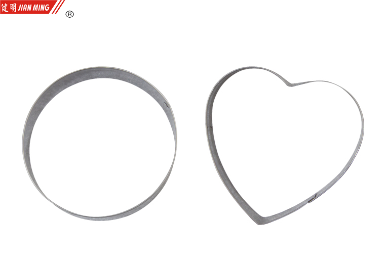 JM8184 stainless steel cookie mold baking mold Heart-shaped round cookie mold baking tool DIY pic 7