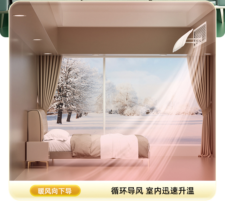 中央空调出风口挡风板办公室防直吹神器导流风管机冷气罩挡板通用详情5