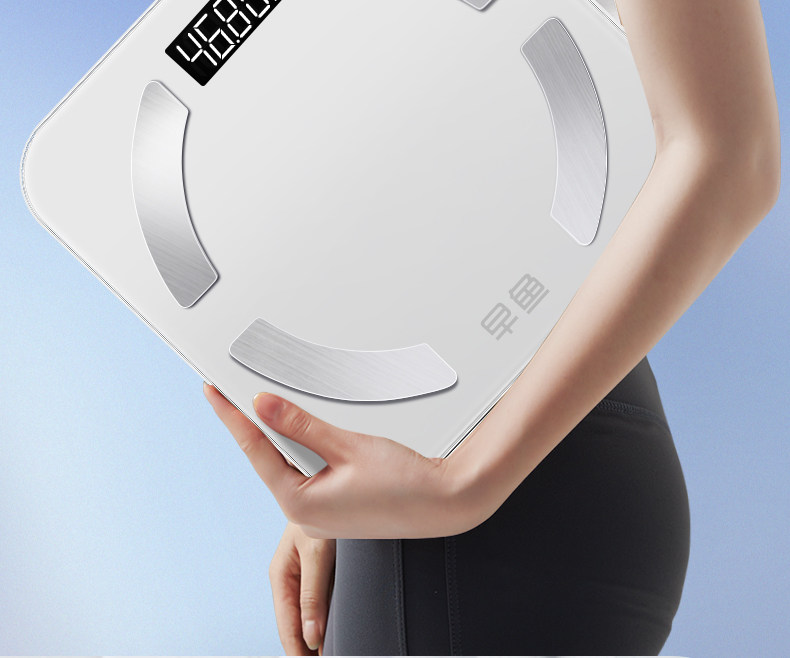 Early Fish weight scale, household precision small electronic scale, high-precision rechargeable body fat scale, household body scale wholesale pic 5