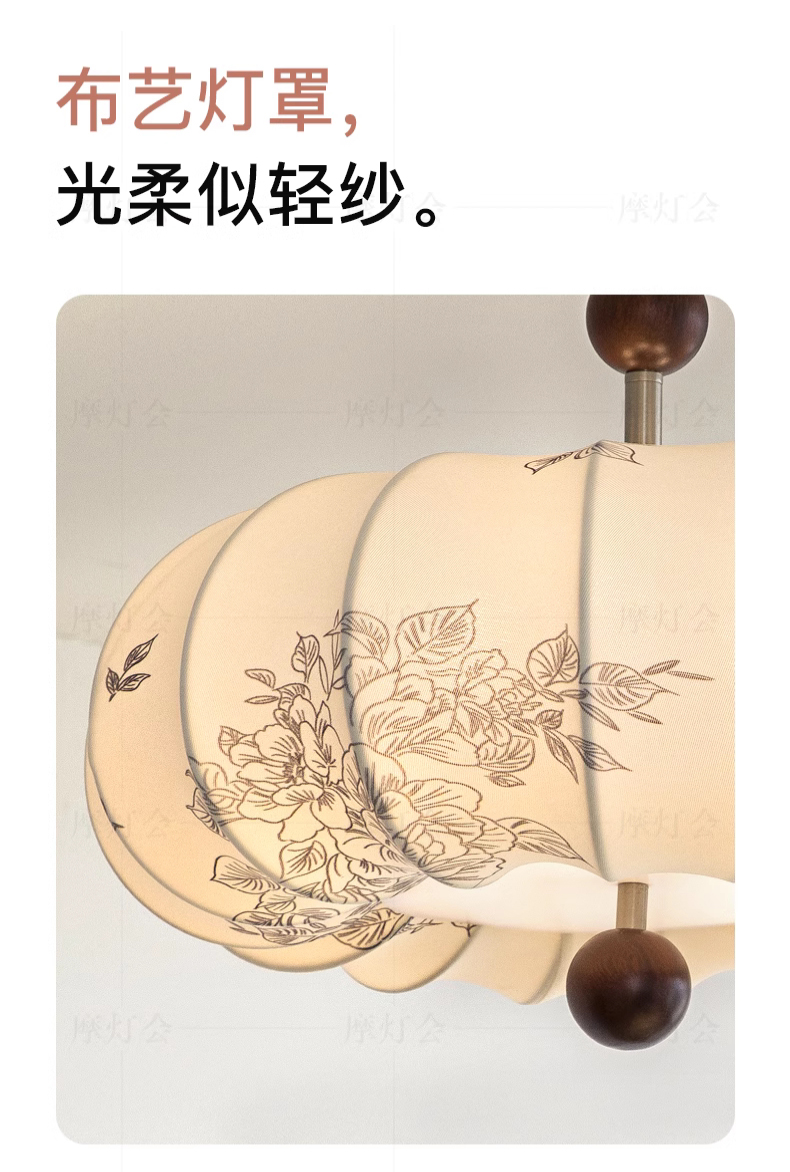 复古南洋风卧室灯吸顶灯新款中古创意南瓜造型艺术书房间主卧灯具详情17
