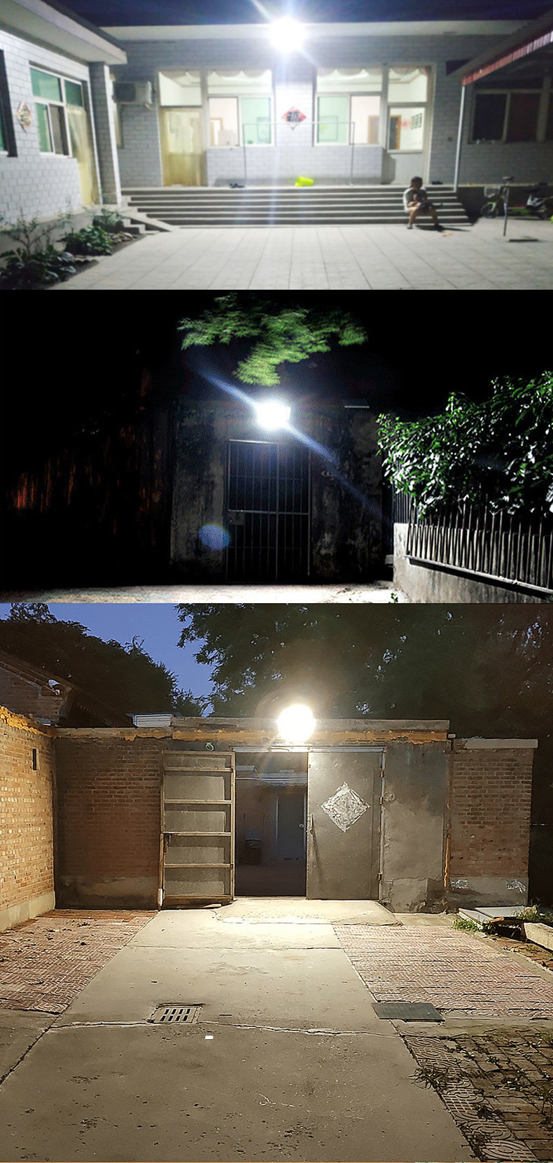New cross-border solar lamps, floodlights, LED outdoor lamps, household garden lamps, ultra-bright waterproof street lamps for new rural areas pic 4