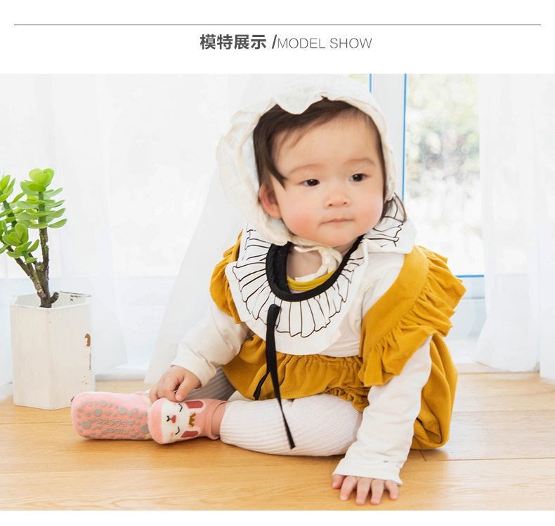 婴幼儿学步袜春夏男女儿童地板袜宝宝防滑袜套学步鞋短船卡通可爱详情8