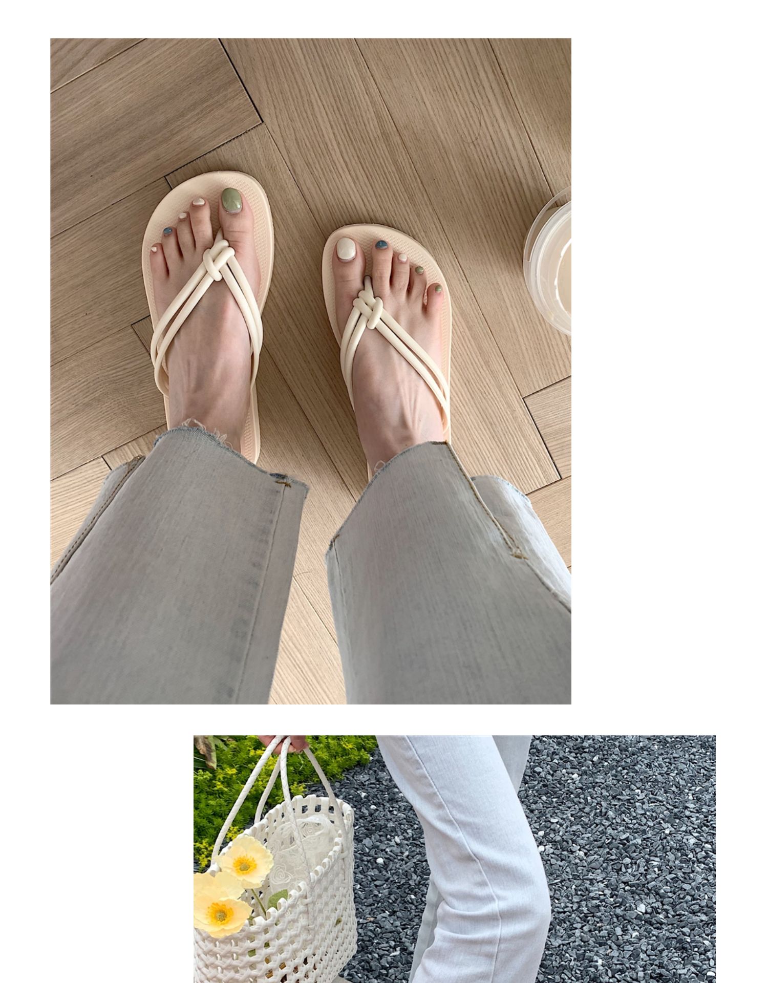 日式新款网红ins时尚休闲人字拖女夏外穿防滑洗澡夹脚凉拖鞋沙滩详情8