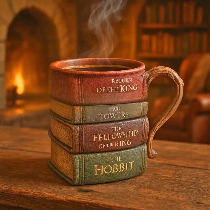 跨境热销新品Book Series Coffee Mugs 图书系列咖啡杯水杯饮料杯