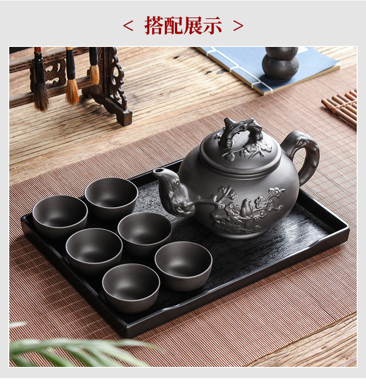 紫砂茶壶大容量紫砂壶家用大号泡茶器宜兴手工茶壶功夫茶具杯套装详情18