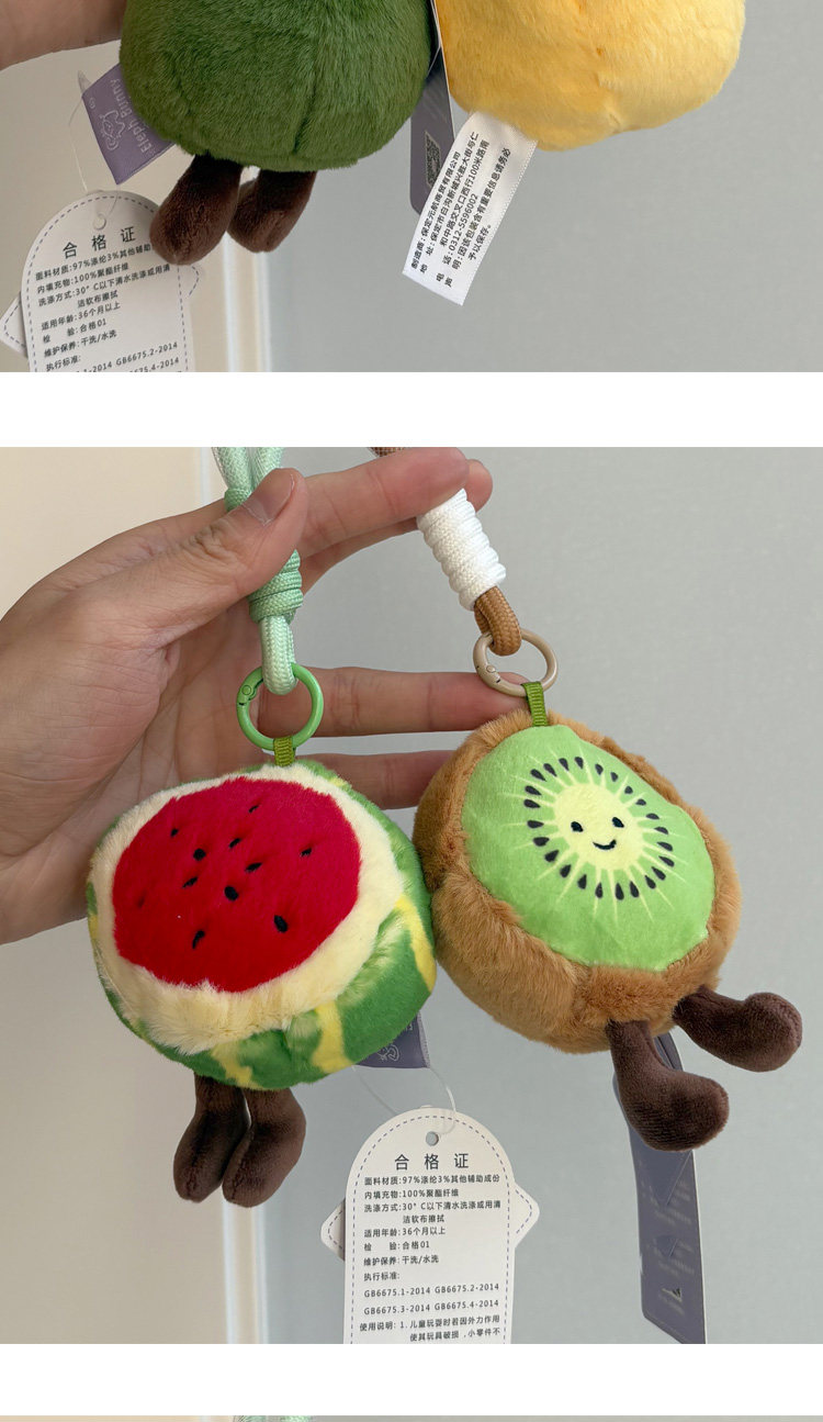 Wholesale of ecological fruit pendants, plush toys, cute companion dolls, plush dolls, and festival gifts pic 6