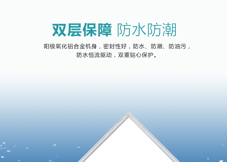 LED格栅灯60*60面板灯办公室平板灯集成吊顶灯正方形明亮简约详情10