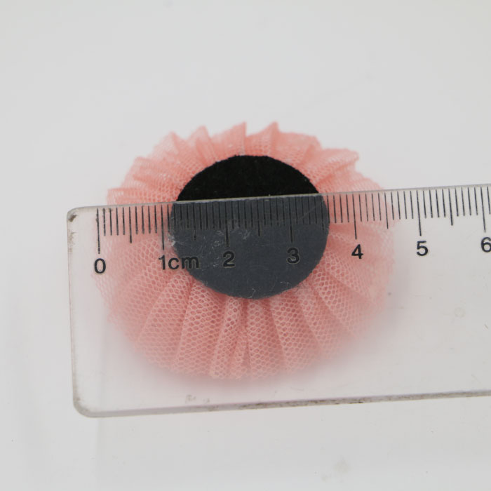 鞋花配件批发 DIY韩版手工纱盘花朵 儿童发饰 发圈手捧花装饰材料详情6