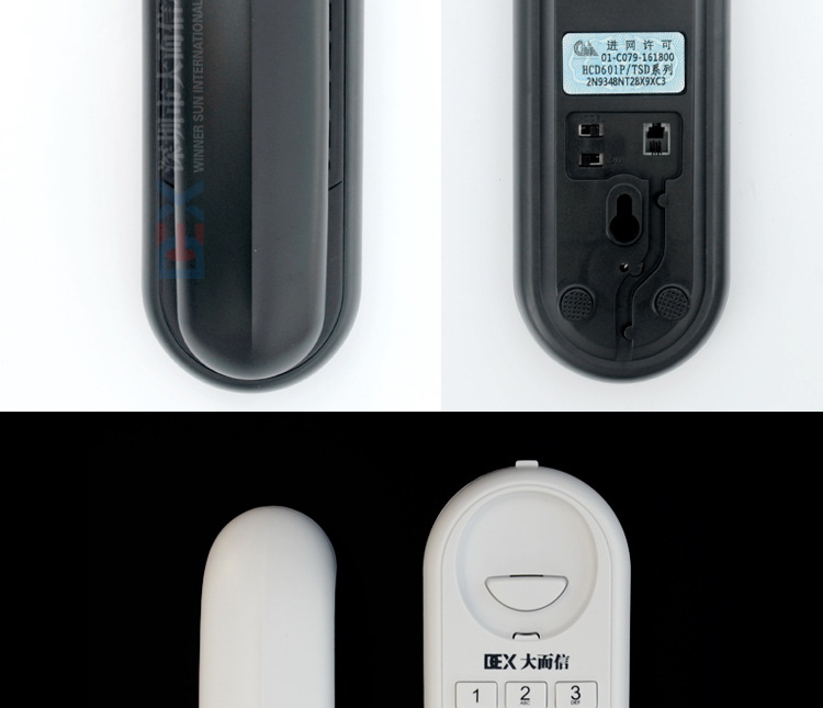 大而信TCF1000桌壁两用酒店电话电梯家庭办公分机现货跨境办公室详情11