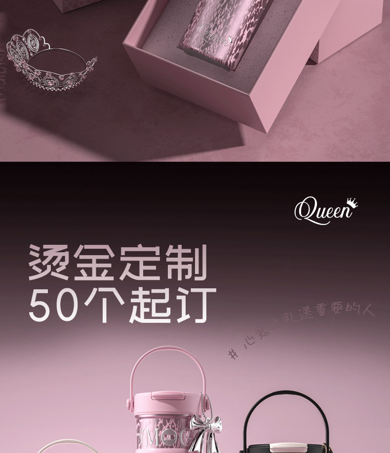 女生高颜值陶瓷内胆保温杯轻奢节日伴手礼便携手提双饮水杯带礼盒详情2