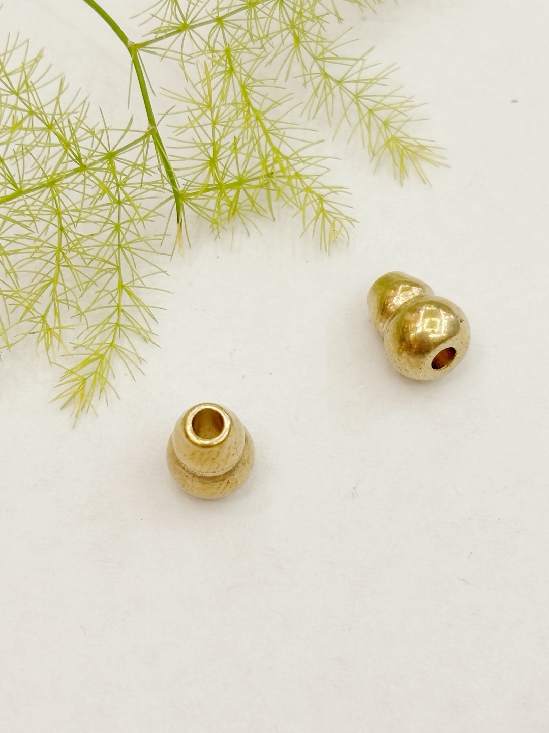 古法沙金迷你小米珠葫芦diy手链项链详情5