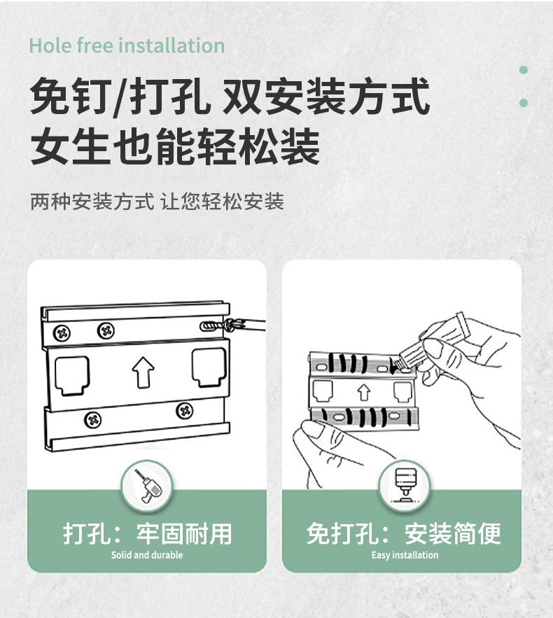 隐形晾衣绳神器绳子室内免打孔卫生间伸缩阳台钢丝收缩绳架详情15