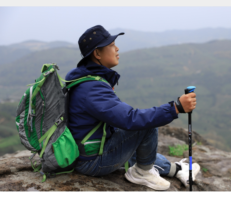 阿布达正品户外登山杖超轻7075材质外锁徒步手杖健走滑雪杖登山滑雪装备详情8