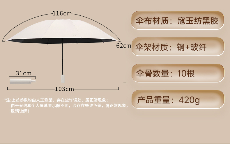 自动24骨大雨伞批发晴雨两用女遮阳伞太阳伞防晒自动伞折叠伞详情9