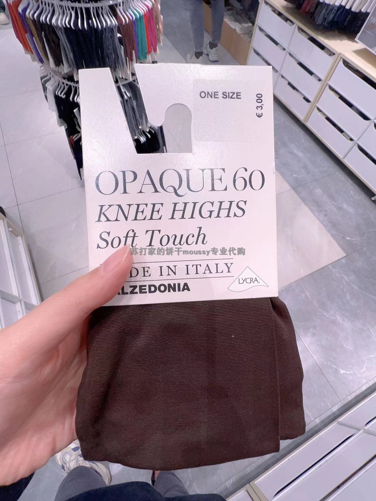 Calzedonia专柜正品采购2023春季30D60D半透明纯色女小腿袜产品图