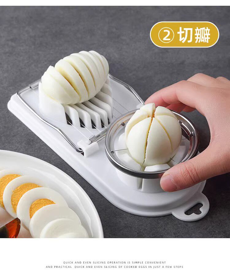 Multi-functional egg slicer, 304 stainless steel, manual preserved egg slicer, egg slicer, all-in-one preserved egg divider pic 22