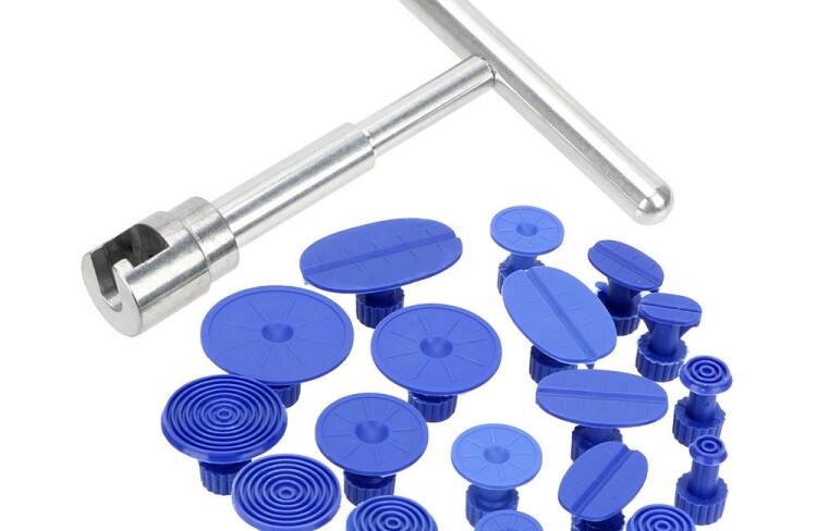 The car dent repair sheet metal tool suction cup can pull the car body powerfully without leaving any marks or damage to the full set of door concavity and convexity pic 16