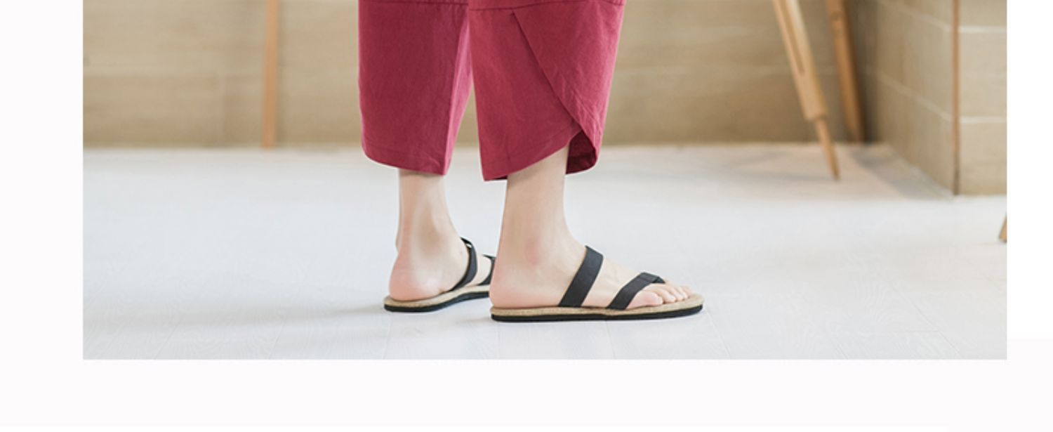 Aliexpress 2022 Summer New Style Chinese style simple solid color seven-inch wide-leg pants for men, beach pants, casual pants for men pic 28